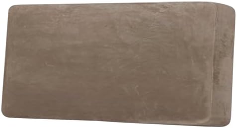 H.VERSAILTEX Velvet Stretch Individual Couch Cushion Cover Plush Cushion Slipcover for Loveseat Sofa Cushion Furniture Protector Seat Cushion Sofa Cover (1 Piece Sofa Cushion Cover, Mocha) by HVERSAILTEX
