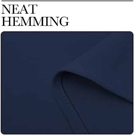 NICETOWN Doorway Curtain Privacy, Door Cover Curtain, Sound Reducing Winter Insulated Thermal Room Darkening Blackout Curtains for Bedroom, 80 inch Length (1 Panel, 2.8ft Wide by 6.7ft Long, Navy) - Image 7