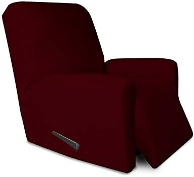 PureFit Stretc Recliner Chair Covers Fleece Soft Couch Covers for Sofa by PureFit