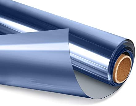 HIDBEA One Way Privacy Window Film,Heat Blocking, Blue,35.4in x 16.4ft by HIDBEAWindowFilm