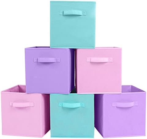 ShellKingdom Storage Bins, Foldable Fabric Storage Cubes And Cloth Storage by ShellKingdom