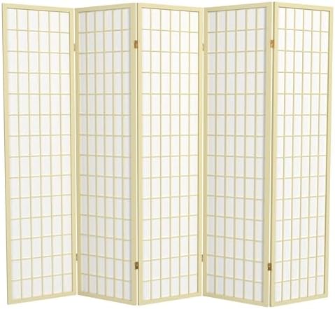 Red Lantern 6 ft. Tall Window Pane - Special Edition - Ivory - 5 Panels by RedLantern