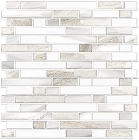 STICKGOO Peel and Stick Wall Tile Self-Adhesive Backsplash Thicker Design by STICKGOO
