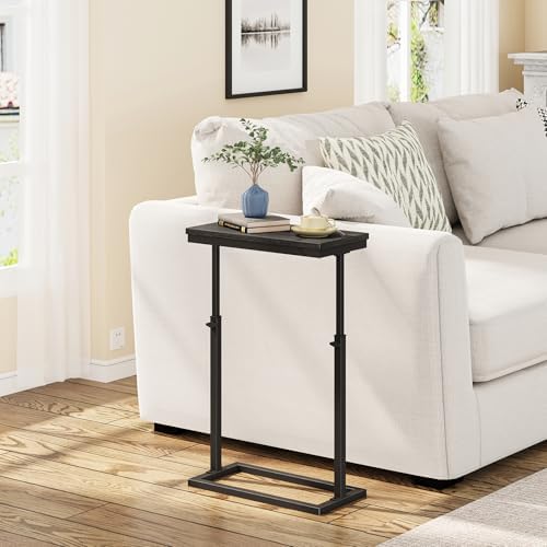 TUTOTAK End Table, Side Table, Tall Couch Table, Sofa Table, Set of 2 - Image 5