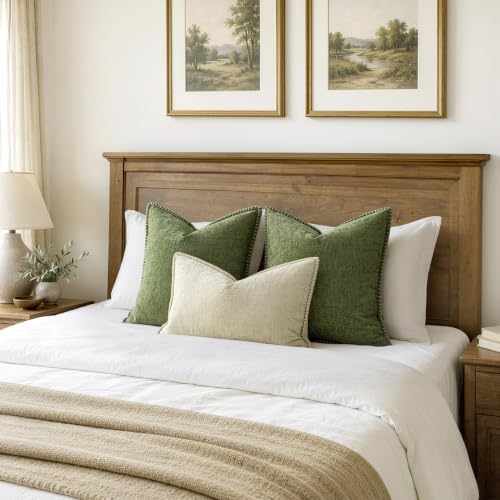 MIULEE Decorative Couch Throw Pillow Covers 20x20 Inch Sage Green 2 Pack - Image 6