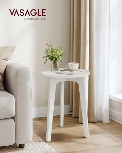 VASAGLE Side Table, 1-Tier Small Round End Table, Nightstand - Image 3