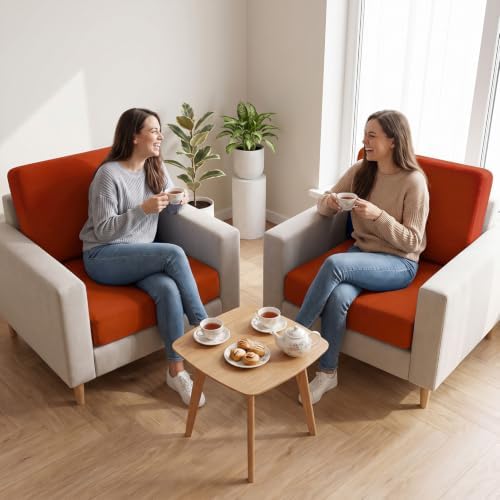 4Pcs Patio Cushion Covers Stretch Outdoor Furniture Protector Slipcovers - Image 2