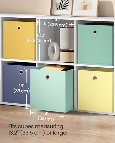 SONGMICS Storage Cubes, Set of 6 Odorless Foldable Storage Boxes - Image 7