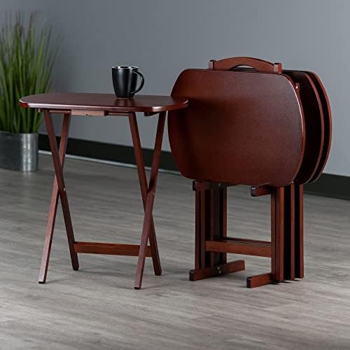 Winsome Wood TV Tray Set - Image 4