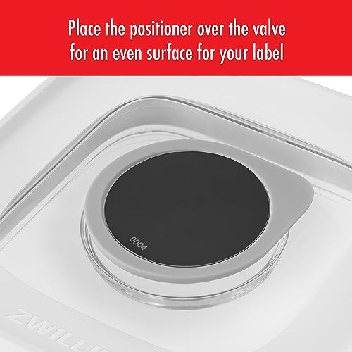 ZWILLING Fresh & Save CUBE 3-Piece Label Positioners Set, For Attaching the NFC Labels to The Tops of Your Containers for Optimal In-Drawer Organization, BPA-Free Silicone, Grey - Image 3
