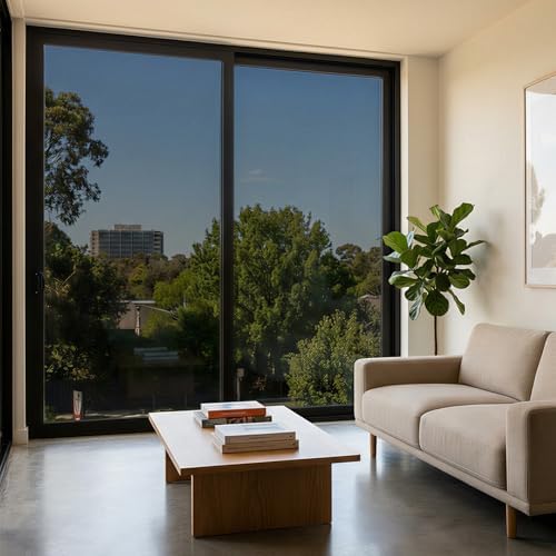 One Way Privacy Window Film Heat Blocking Static Cling,29.5" x 78.7" - Image 6