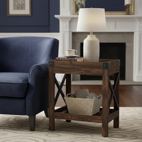 Narrow Side Table, Slim End Table,Sofa Side Table, End Table Nightstand for Bedroom, Living Room, Small Spaces - Image 5