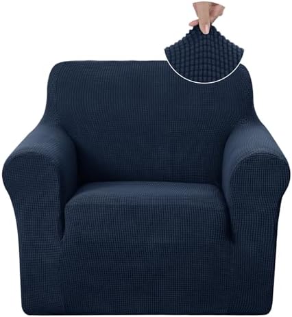 U-NICE HOME Stretch Recliner Chair Cover Armchair Slipcover, Navy by U-NICEHOME