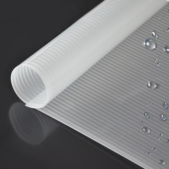 Window Glass Film, Privacy Removable Static Film, Ribbed, 17.5x78.7 Inch - Image 4
