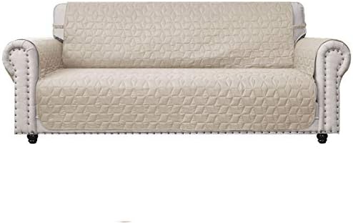 Ameritex Couch Sofa Slipcover 100% Waterproof Nonslip Quilted Furniture Protector Slipcover for Dogs, Children, Pets Sofa Slipcover Machine Washable (Beige, 78'') by Ameritex