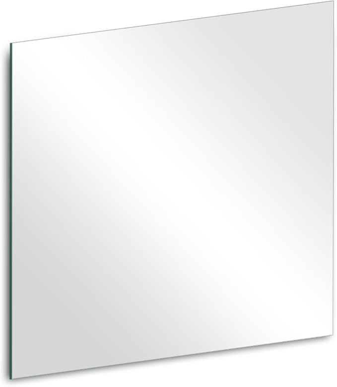 8 x 8'' x 1Pcs Glass Square Mirror Sheets for Wall Decor, 2mm Thick by FindYourLove