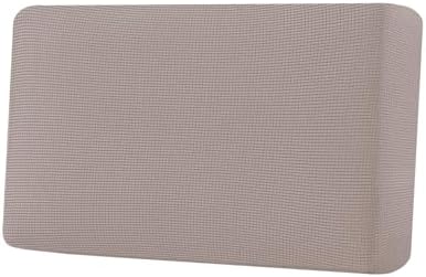 H.VERSAILTEX Super Stretch Individual Seat Cushion Covers Sofa Covers Couch Cushion Covers Slipcover Sets Thick Jacquard Textured Twill Fabric (1 Piece Loveseat Cushion Cover, Sand) by HVERSAILTEX