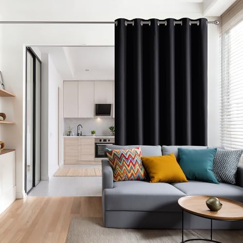 RYB HOME Blackout Thermal Insulated Curtain for Sliding Glass Door - Image 2