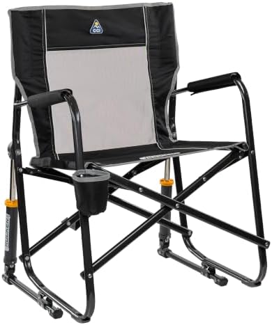 GCI Outdoor Freestyle Rocker Camping Chair - Black by GCIOUTDOOR