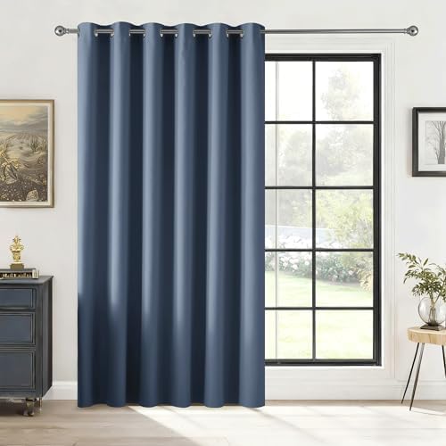 RYB HOME Blackout Thermal Insulated Curtain for Sliding Glass Door by RYBHOME