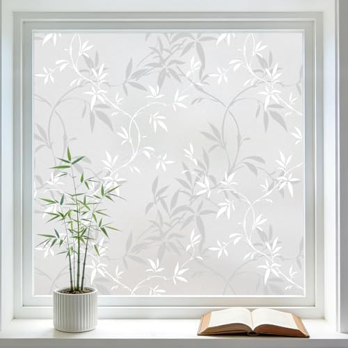 LEMON CLOUD Window Privacy Film, Frosted Glass Window Film, 29.5″ x 157.4″ by LEMONCLOUD