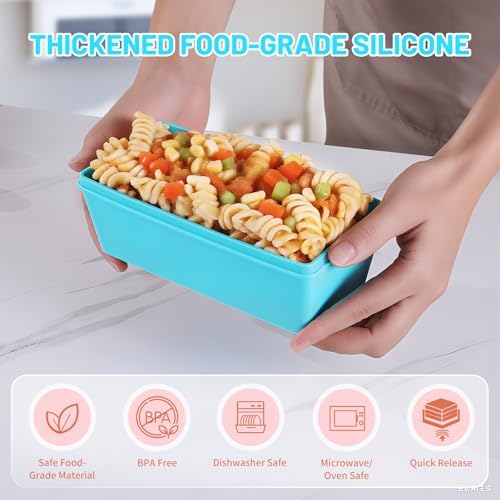 Gemice Silicone Freezer Molds with Lids, 6-Pack 1-Cup & 2-Cup - Image 6