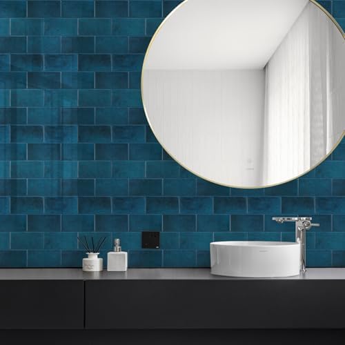 STICKGOO 10-Sheet Subway Tile Peel and Stick Backsplash, Self Adhesive Vinyl Wall Tiles, Stick on Backsplash for Kitchen and Bathroom(Thicker Design) - Image 6