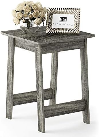 Furinno Beginning End Table, French Oak Grey by Furinno-FitsYourSpaceFitsYourBudget