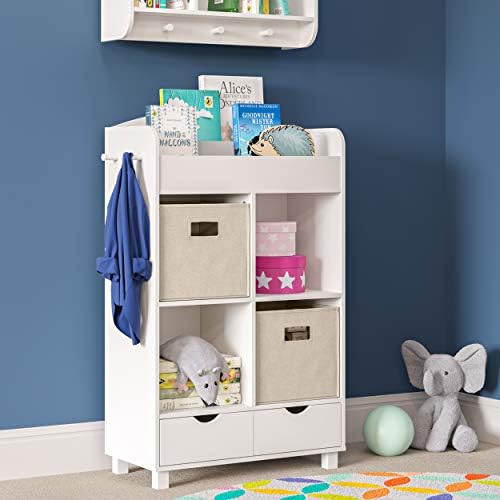 RiverRidge Folding Storage Bins - 4-pack of 10in Tall Taupe Cubes - Image 2