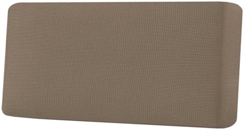 H.VERSAILTEX Super Stretch Individual Seat Cushion Covers Sofa Covers Couch Cushion Covers Slipcover Sets Thick Jacquard Textured Twill Fabric (1 Piece Sofa Cushion Cover, Macchiato) by HVERSAILTEX