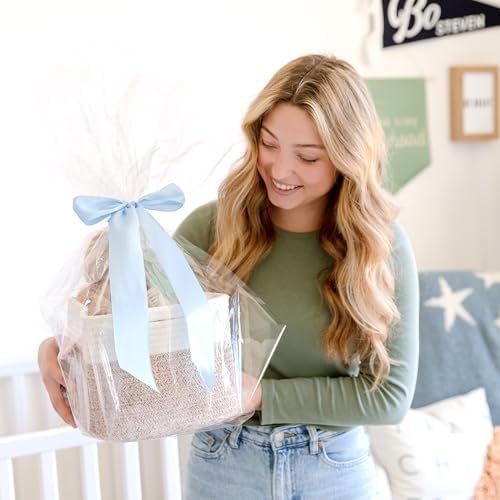 NaturalCozy Storage Cubes 9”x9”x7”Cotton Rope Woven Baskets for Organizing 3-Pack | 9 Inch Cube Storage Bin | Small Basket for Shelf Nursery, Pantry, Decorative Plant, Bathroom Closet, Toy Gift - Image 6