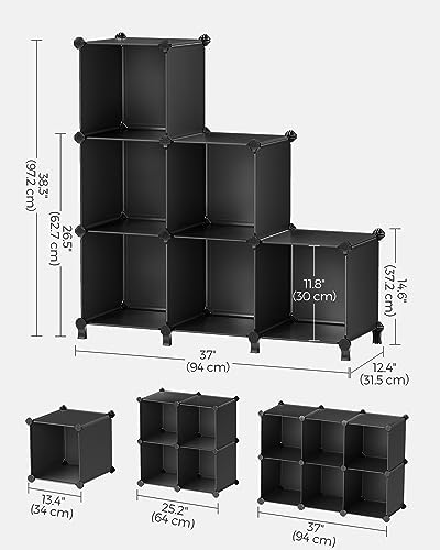 SONGMICS 6 Cube Storage Organizer, DIY Closet Shelf - Image 3