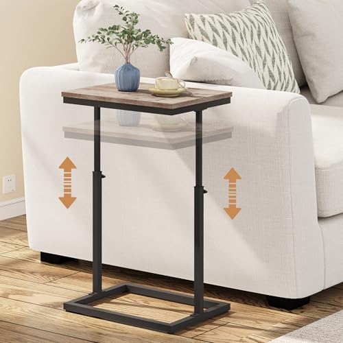 TUTOTAK End Table, Side Table, Tall Couch Table, Sofa Table by ChoosetutotakFurnitureBuildYourCozyHome