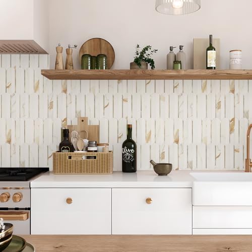 Vamos Tile Peel and Stick Backsplash Seamless Tile,Fish Scale,10 Sheets - Image 2
