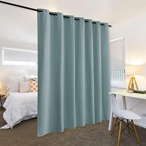 RYB HOME Privacy Curtain for Sliding Glass Door Locker Room Basement Closet - Image 3