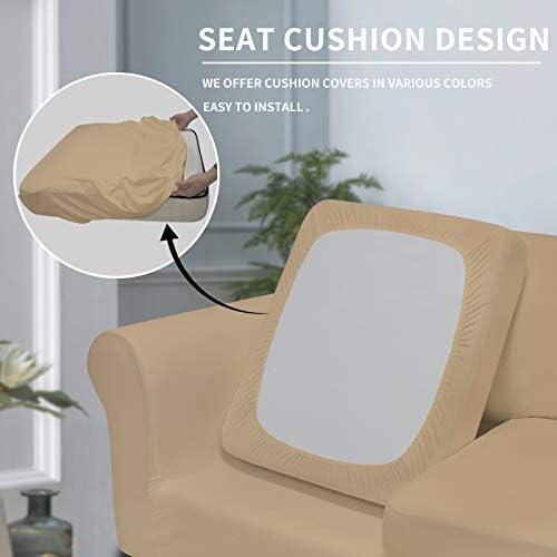 Easy-Going 4 Pieces Oversized Stretch Couch Cover for Dogs Washable - Image 3
