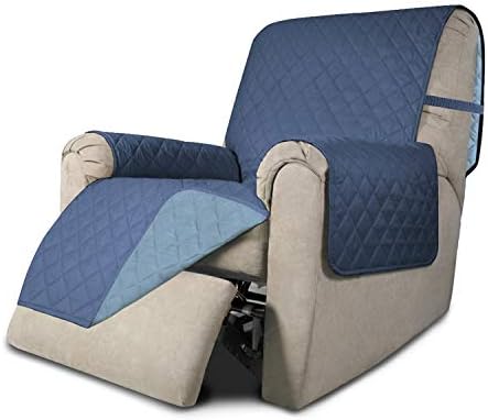 Easy-Going Reversible Couch Cover, Recliner 19 in, Dark Blue/Light Blue by Easy-Going