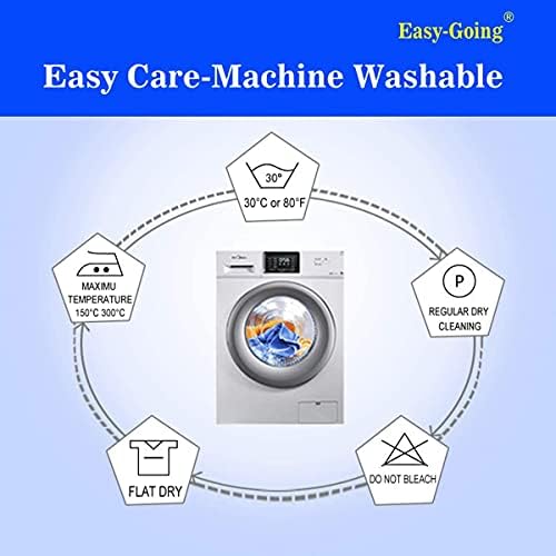 Easy-Going Oversized Chair Sofa Slipcover Reversible Sofa Cover Water Resistant Couch Cover Furniture Protector Cover with Elastic Straps for Pets Dog (Oversized Chair, Dark Blue/Light Blue) - Image 7
