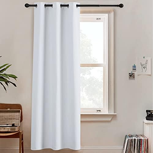 RYB HOME White Curtains for Bedroom Living Room Shared Office Home Theater by RYBHOME