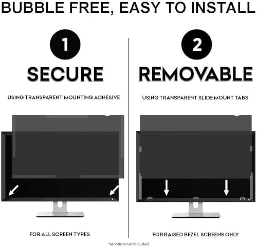 20 inch Computer Monitor Privacy Screen for 16:9 Aspect Ratio - Image 3