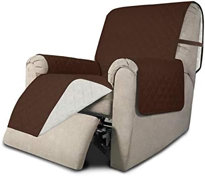 Easy-Going Reversible Couch Cover, Recliner 19 in, Coffee/Ivory by Easy-Going
