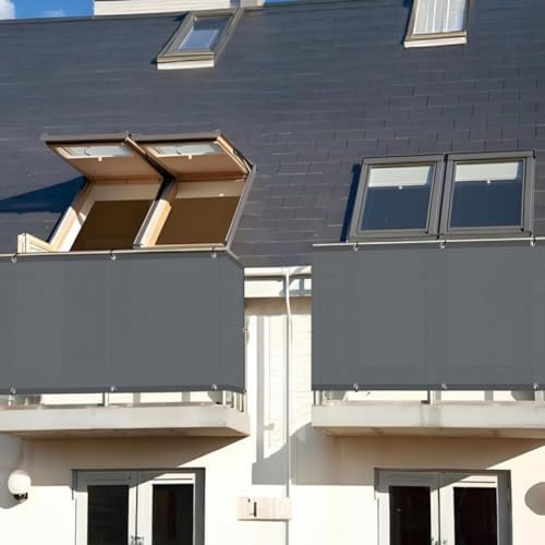 3'x12' Balcony Privacy Screen Apartment Patio Privacy Fence Screen - Image 7