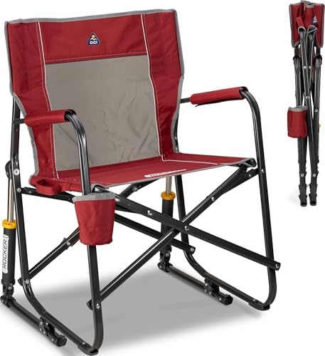GCI Outdoor Freestyle Rocker Camping Chair - Cinnamon by GCIOUTDOOR