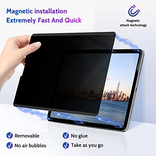Peslv Magnetic Privacy Screen Protector for iPad Pro 12.9 Inch - Image 2