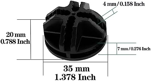 30Pcs Wire Cube Connectors Plastic Storage Cube Connectors, Wire Grid Cube Organizer Connector for Modular Closet Storage Organizer and Wire Shelving, Black - Image 2