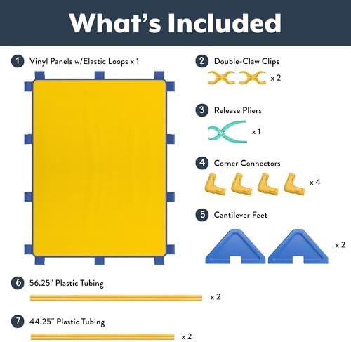 Children's Factory PlayPanel Room Divider 59.5" x 47.5", Yellow - Image 4