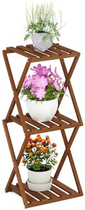 Furinno TIOMAN Outdoor Tool-Free 3-Tier Patio Table, Natural by Furinno-FitsYourSpaceFitsYourBudget