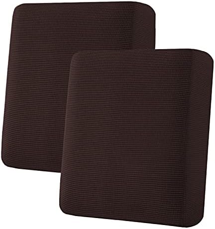 H.VERSAILTEX Super Stretch Stylish Cushions Covers/Furniture Cover Spandex Jacquard Small Checked Pattern Super Soft Slipcover Washable Individual by HVERSAILTEX
