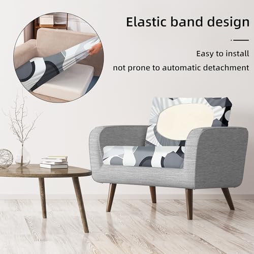 8 Pcs Outdoor Cushion Covers, Patio Sofa Cushion Covers Replacement - Image 6