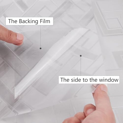 Kromapolis Frosted Glass Window Film Privacy Protection 35.4 x 157.4 inch - Image 7